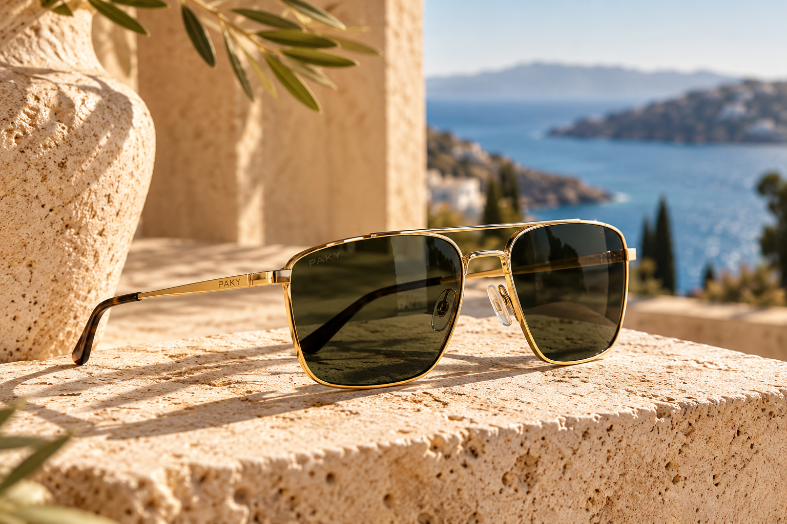 PAKY sunglasses with Mediterranean-inspired styling